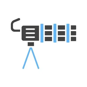 Machine Gun icon vector image. Stock Illustration