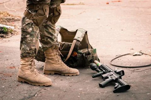 Machine gun Stock Photos