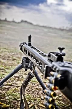 Machine gun Stock Photos
