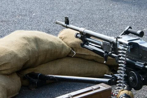Machine gun Stock Photos