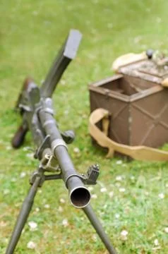 Machine gun Stock Photos