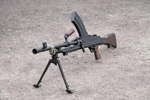 Machine Gun. Stock Photos