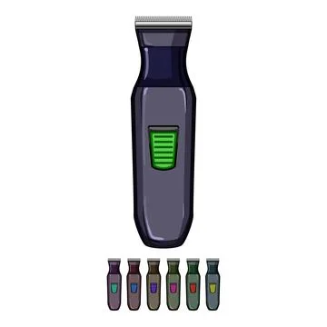 Machine hair clipper cartoon vector graphic Stock Illustration