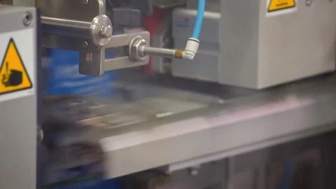 Machine in a High-tech Laboratory Video stock 76331393