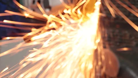 Machine Industrial Work_ Grinding Machine Stock Footage 209496298