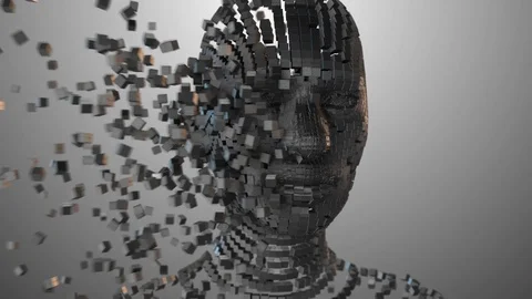Machine intelligence Artificial intelligence AI deep learning technology Stock Footage 87850512