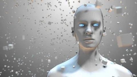 Machine intelligence Artificial intelligence AI deep learning technology Stock Footage 89396329