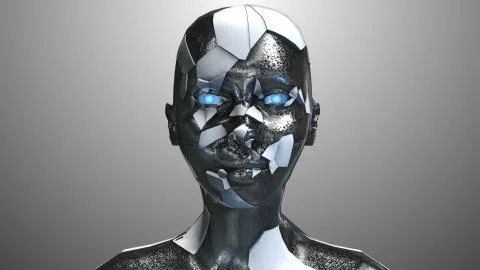 Machine intelligence Artificial intelligence AI deep learning technology イラスト素材