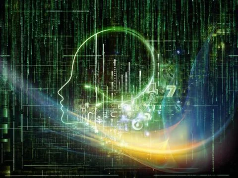 Machine Intelligence Stock Illustration