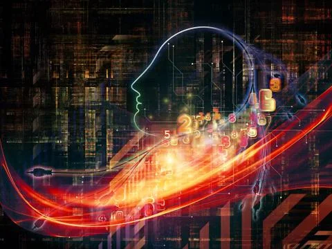 Machine Intelligence Stock Illustration