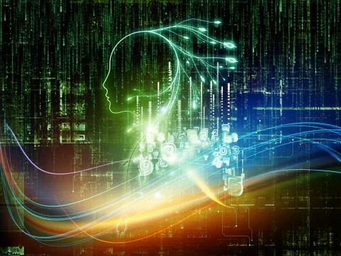 Machine Intelligence 库存插图