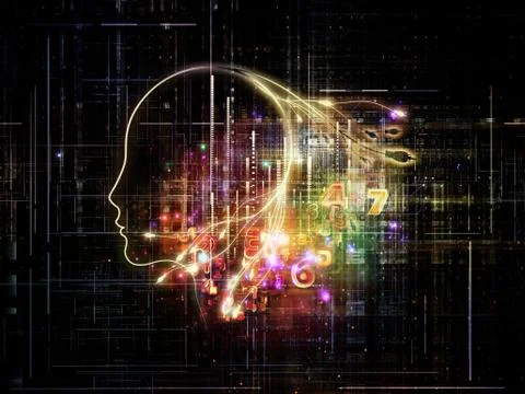 Machine Intelligence Stock Illustration