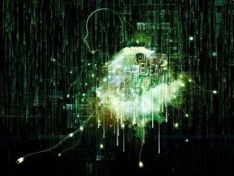Machine Intelligence Stock Illustration