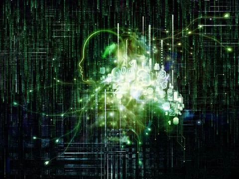 Machine Intelligence Stock Illustration