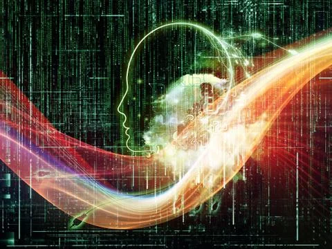 Machine Intelligence Stock Illustration