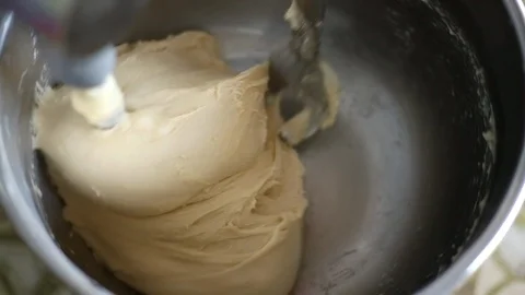 Machine to kneading dough for bread Stock Footage 91622891