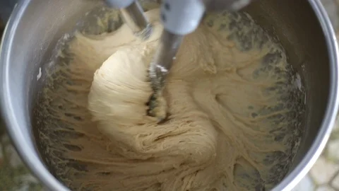 Machine to kneading dough for bread Stock Footage 91622905