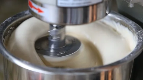 Machine to kneading dough for bread Stock Footage 91623018