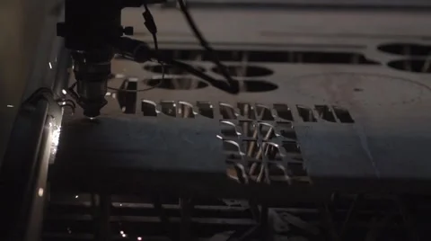 Machine laser for metal Stockbeeldmateriaal 68713186