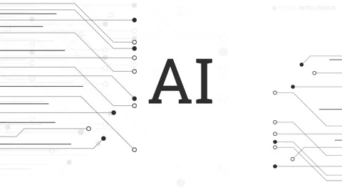 Machine learning ai artificial intelligence system technology analyzing Stock Footage 303095336