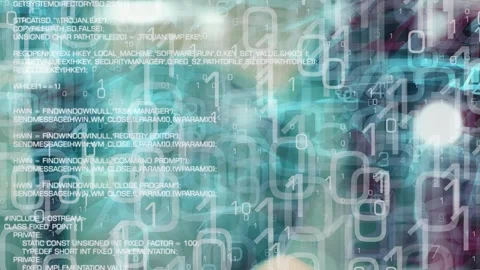 Machine learning algorithms, coupled with artificial intelligence Video stock 242850095