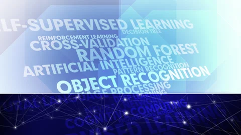 Machine learning and neural networks background on development of ai artificial Stock Footage 270743871