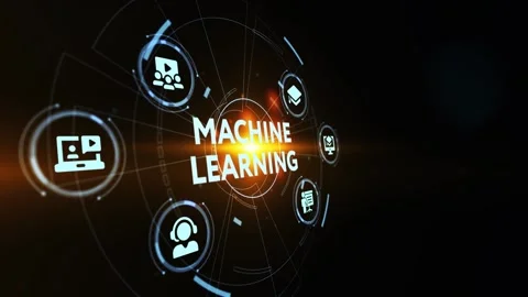 Machine learning artificial intelligence AI concept. Video stock 189992739