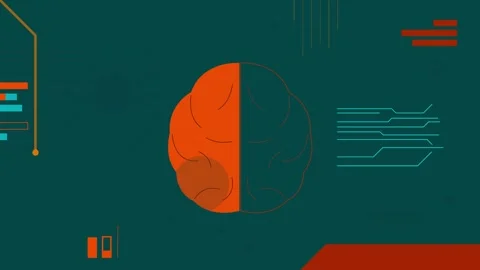 Machine learning artificial intelligence ai technology systems with neural Video stock 304105513