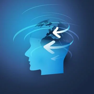 Machine Learning, Artificial Intelligence and Networks Design Concept  Stock Illustration