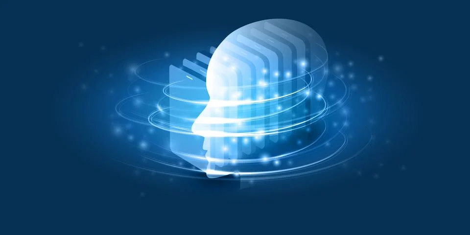 Machine Learning, Artificial Intelligence, Cloud Computing, Networks, Digit.. 스톡 일러스트