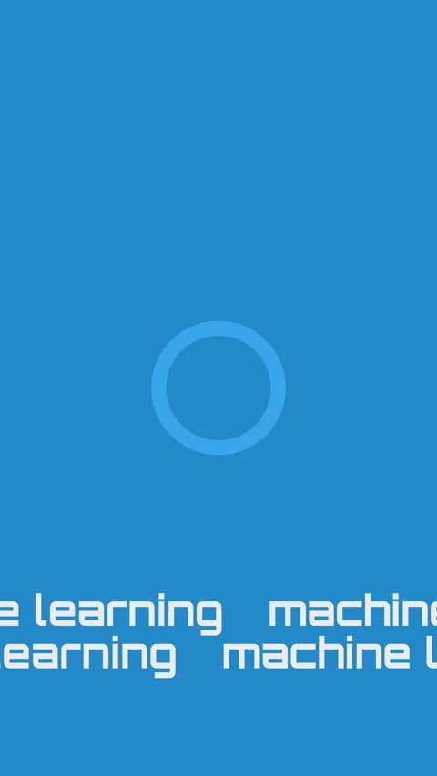 Machine learning artificial intelligence conceptual animation loop Stock Footage 341698514