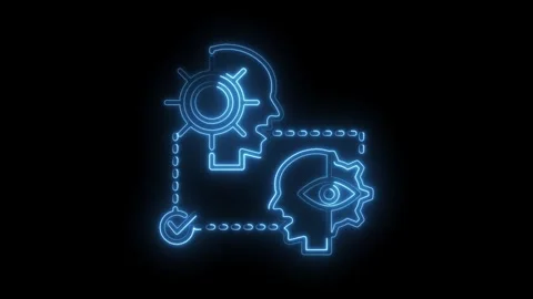 Machine learning artificial intelligence deep learning data analysis concep.. Stock Footage 316677097