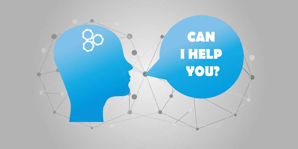 Machine Learning, Artificial Intelligence, Deep Learning, Automated Support A Stock Illustration