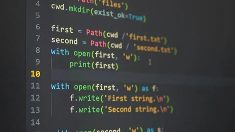 Machine Learning Artificial Intelligence. Programming Typing text, hacking .. 스톡 동영상 317254322