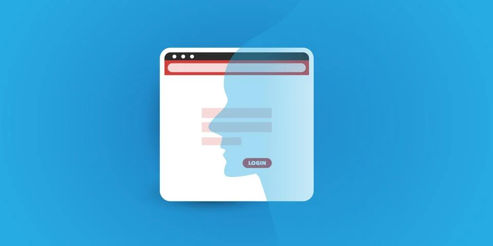 Machine Learning, Artificial Intelligence in Web Development - Website Logi.. 스톡 일러스트