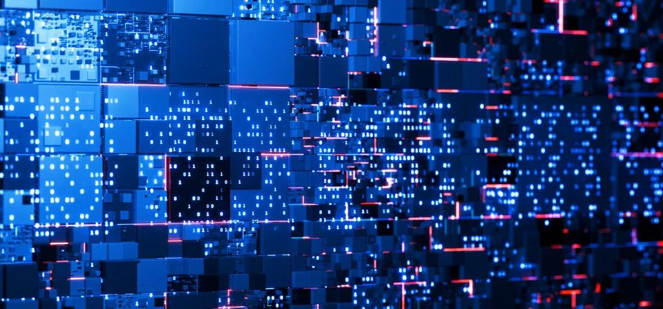 Machine learning. Data background. Artificial Intelligence. Network structu.. Stock Illustration