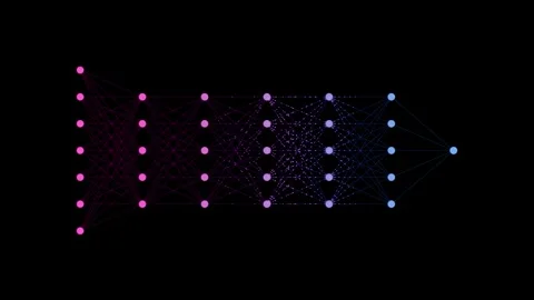 Machine Learning Diagram 库存影片 307873958