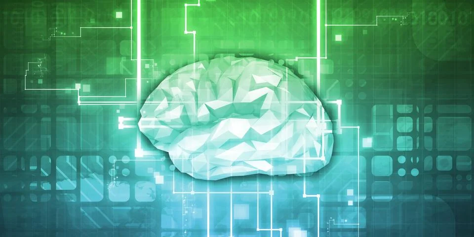 Machine Learning Stock Illustration