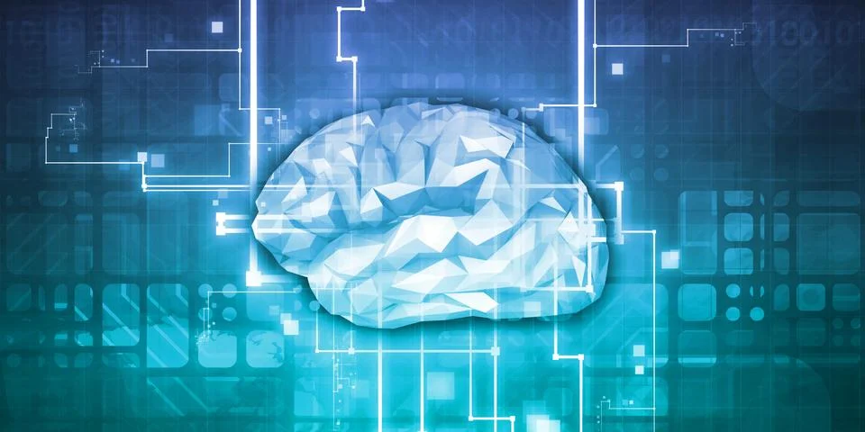 Machine Learning Stock Illustration