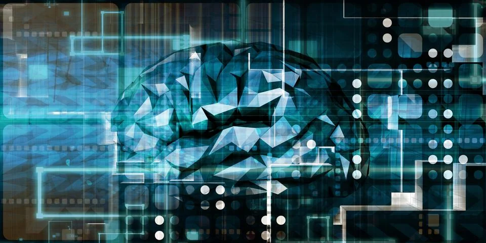 Machine Learning Stock Illustration