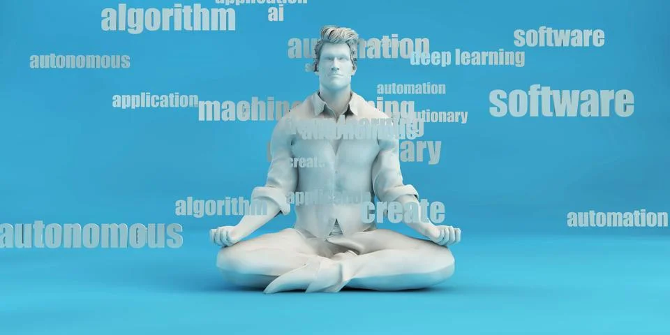 Machine Learning Stock Illustration