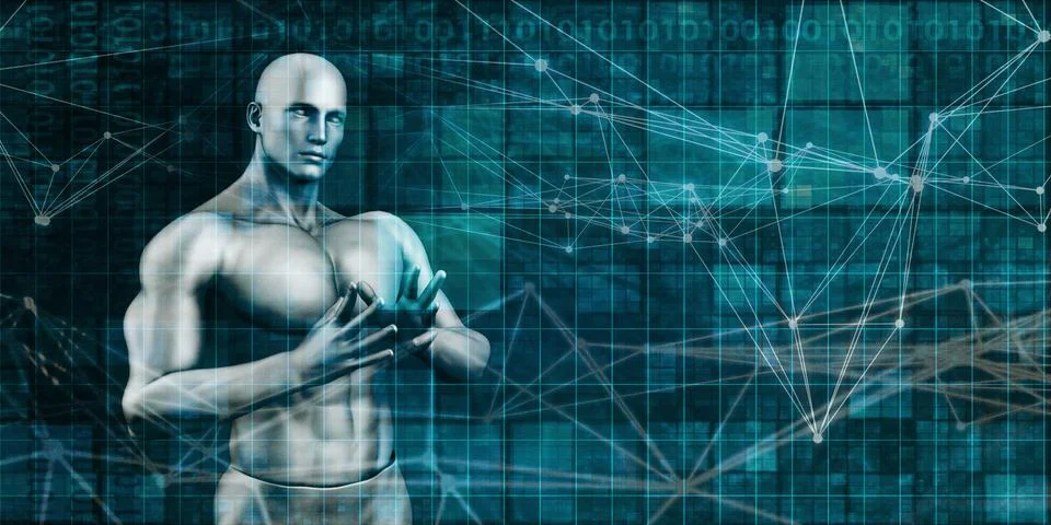 Machine Learning Stock Illustration