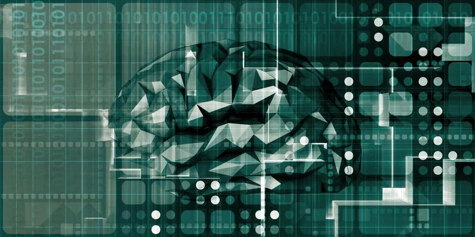 Machine Learning Stock Illustration