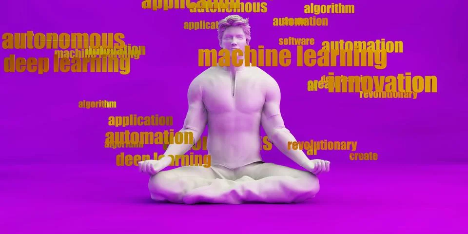 Machine Learning Stock Illustration