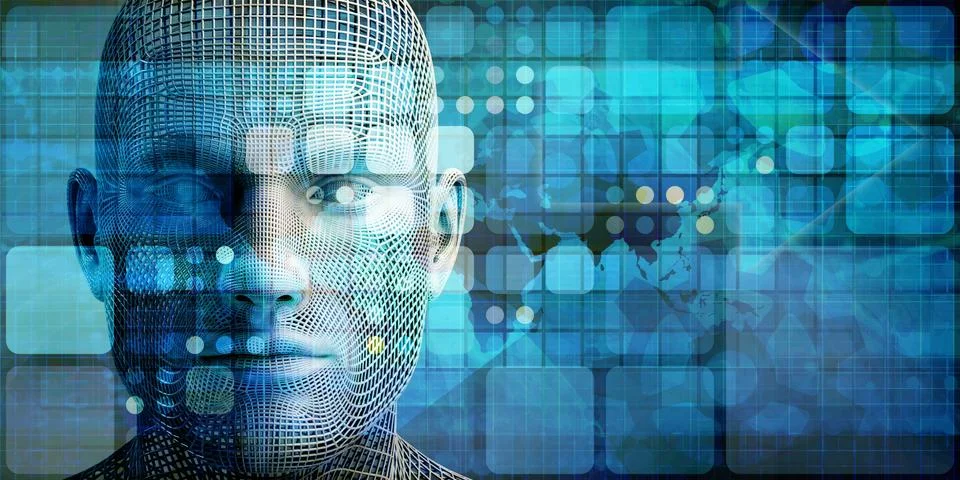 Machine Learning Stock Illustration