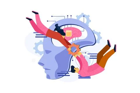 Machine Learning Stock Illustration