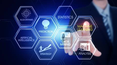 MACHINE LEARNING Stock Illustration