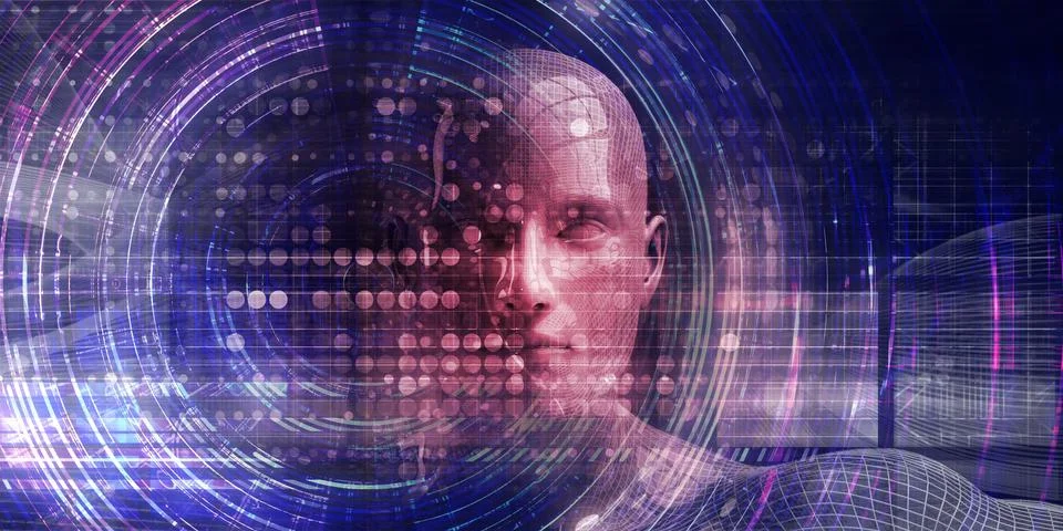 Machine Learning Stock Illustration