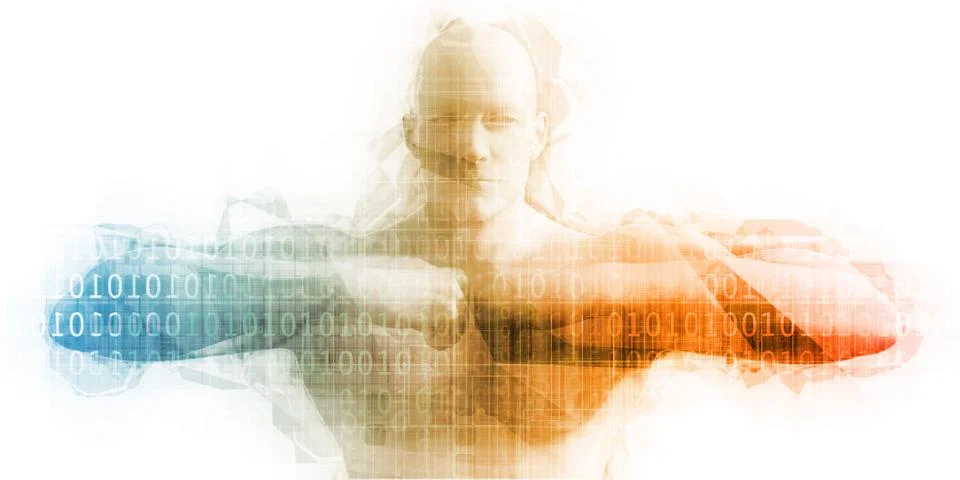 Machine Learning Ilustração Stock