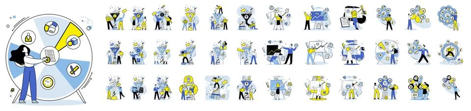 Machine learning. Machine learning has potential to transform industries by Stock Illustration